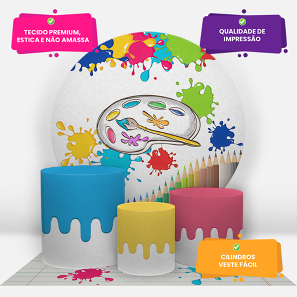 decoração pintando o 7 para 7 anos