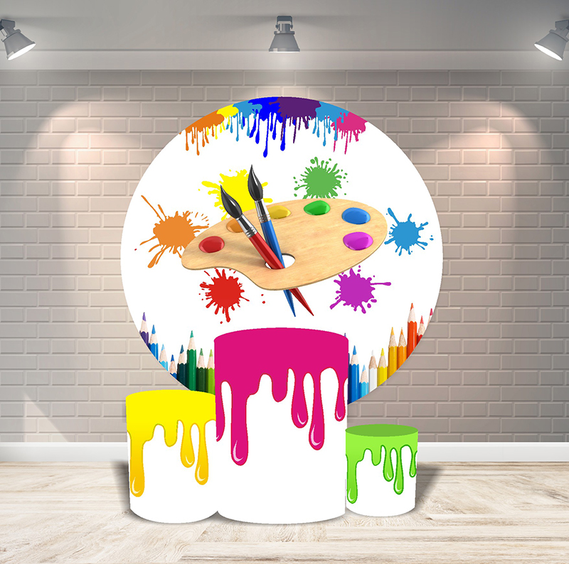painel de festa infantil colorido