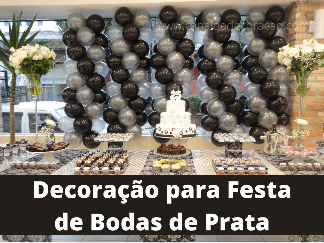 Balões Preto e Prata: Ideias Criativas para Arcos Desconstruídos e Cenários Impactantes