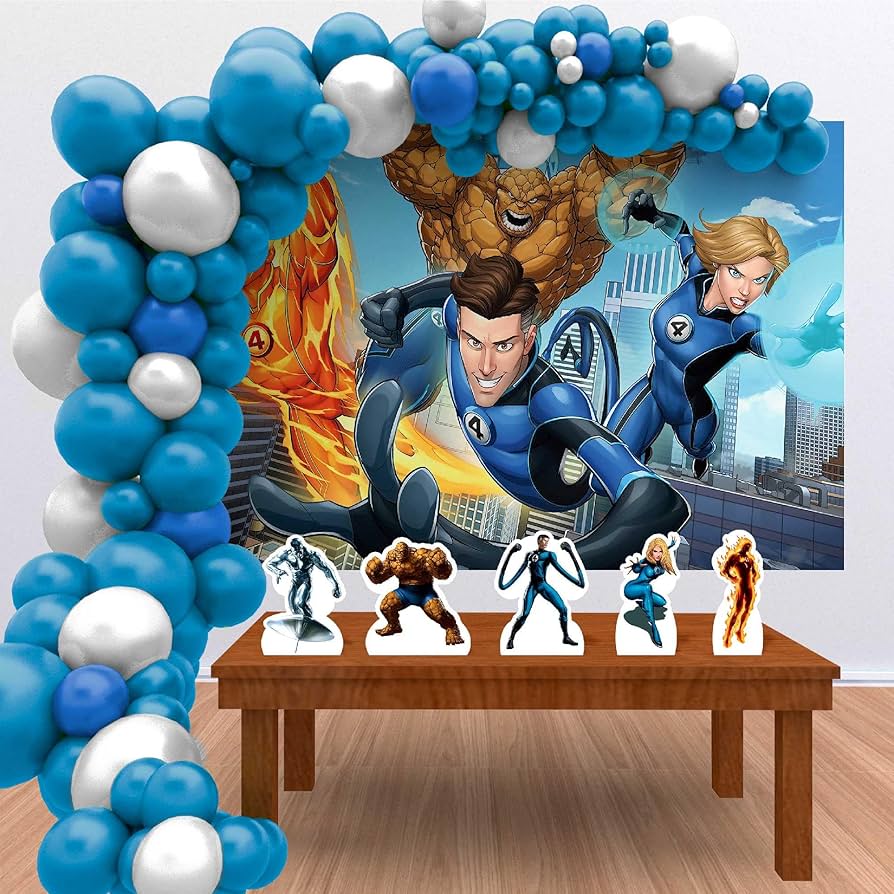 decoração de festa quarteto fantástico