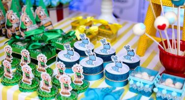 decoração de festa quarteto fantástico