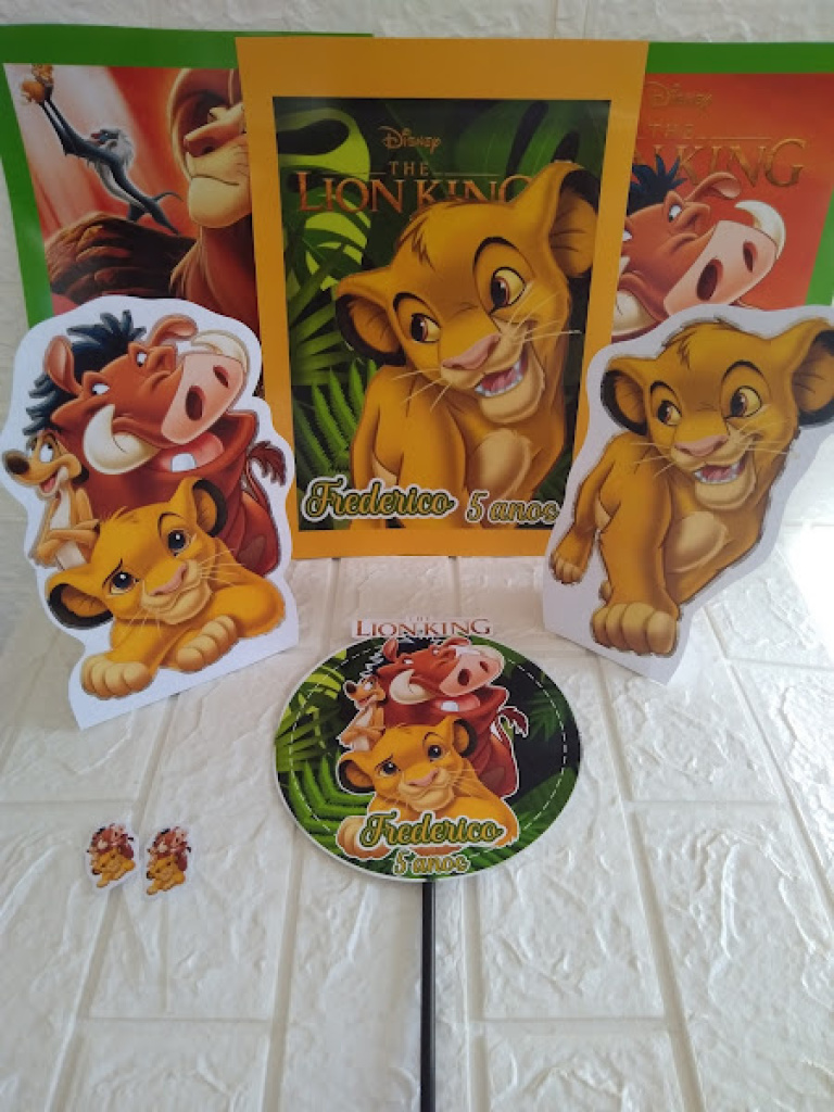 mesa principal rei leão