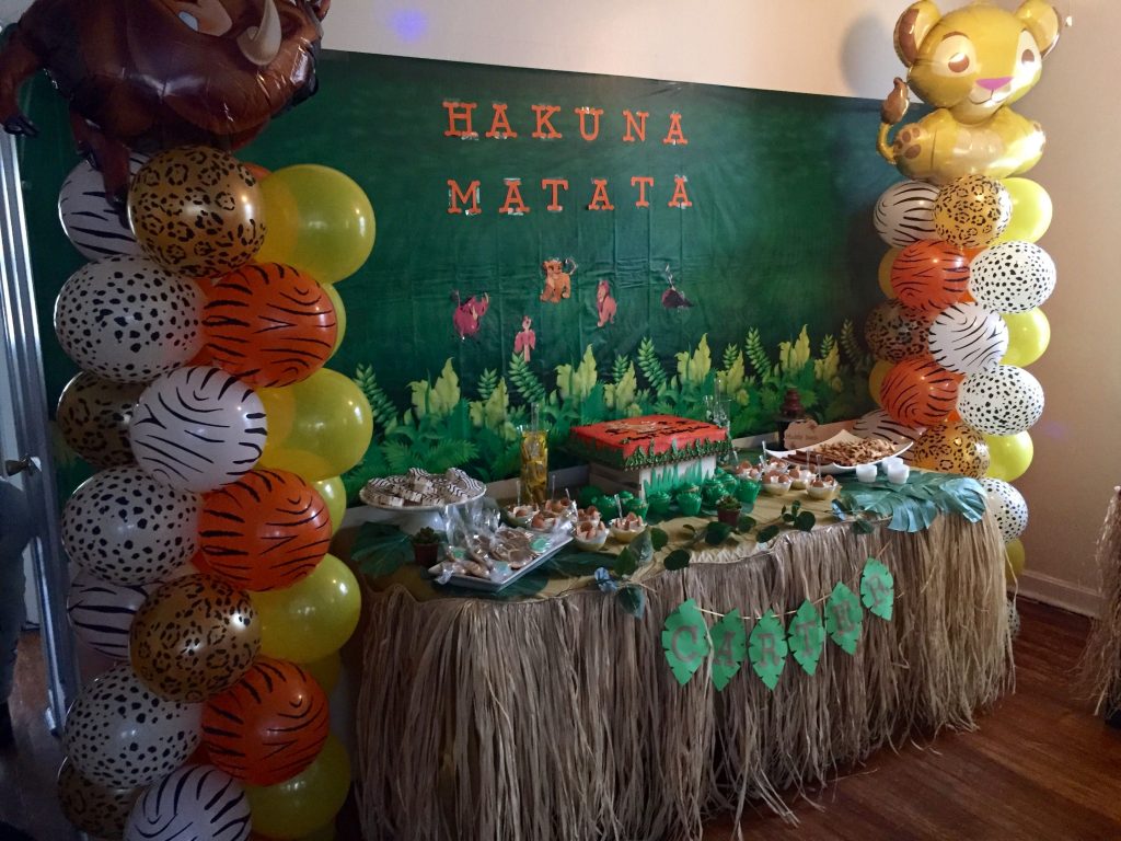 decoração festa rei leão menino
