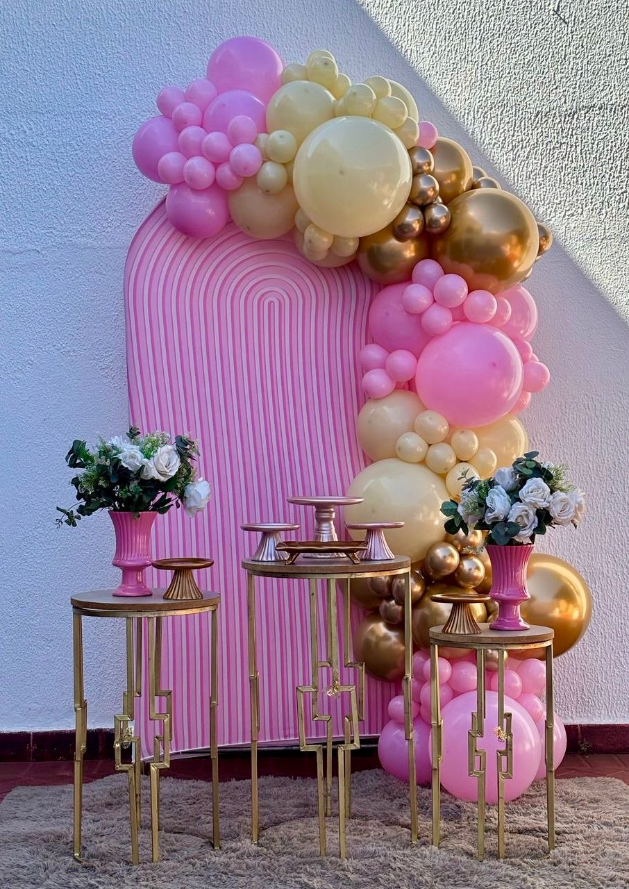 decoração rosa e dourado vs decoração rose gold