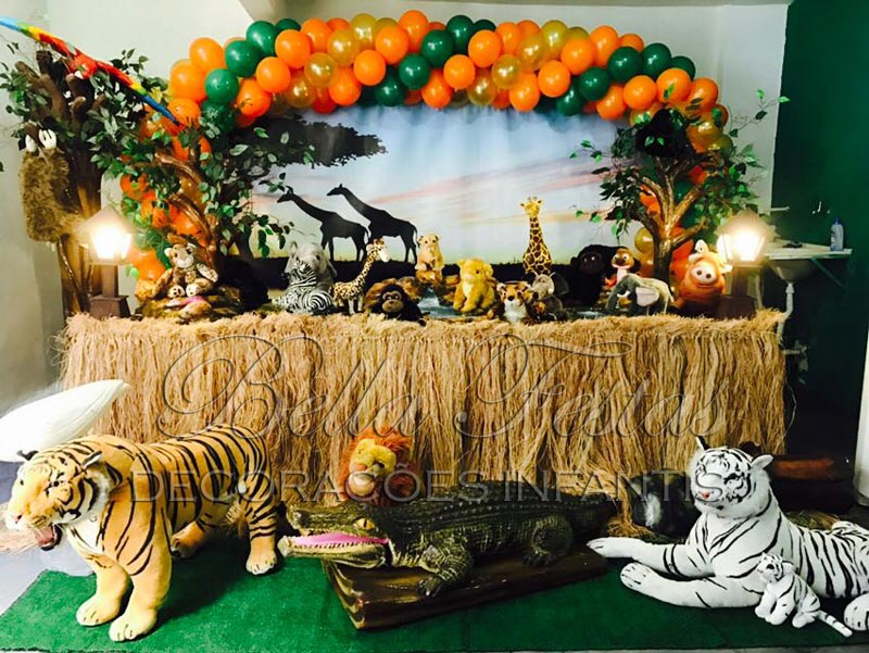 decoração festa safari menina