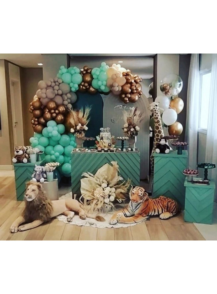 decoração festa safari 3 anos