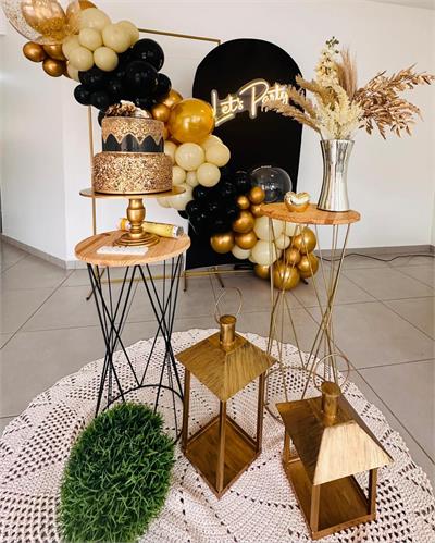 decoração de festa sem balão