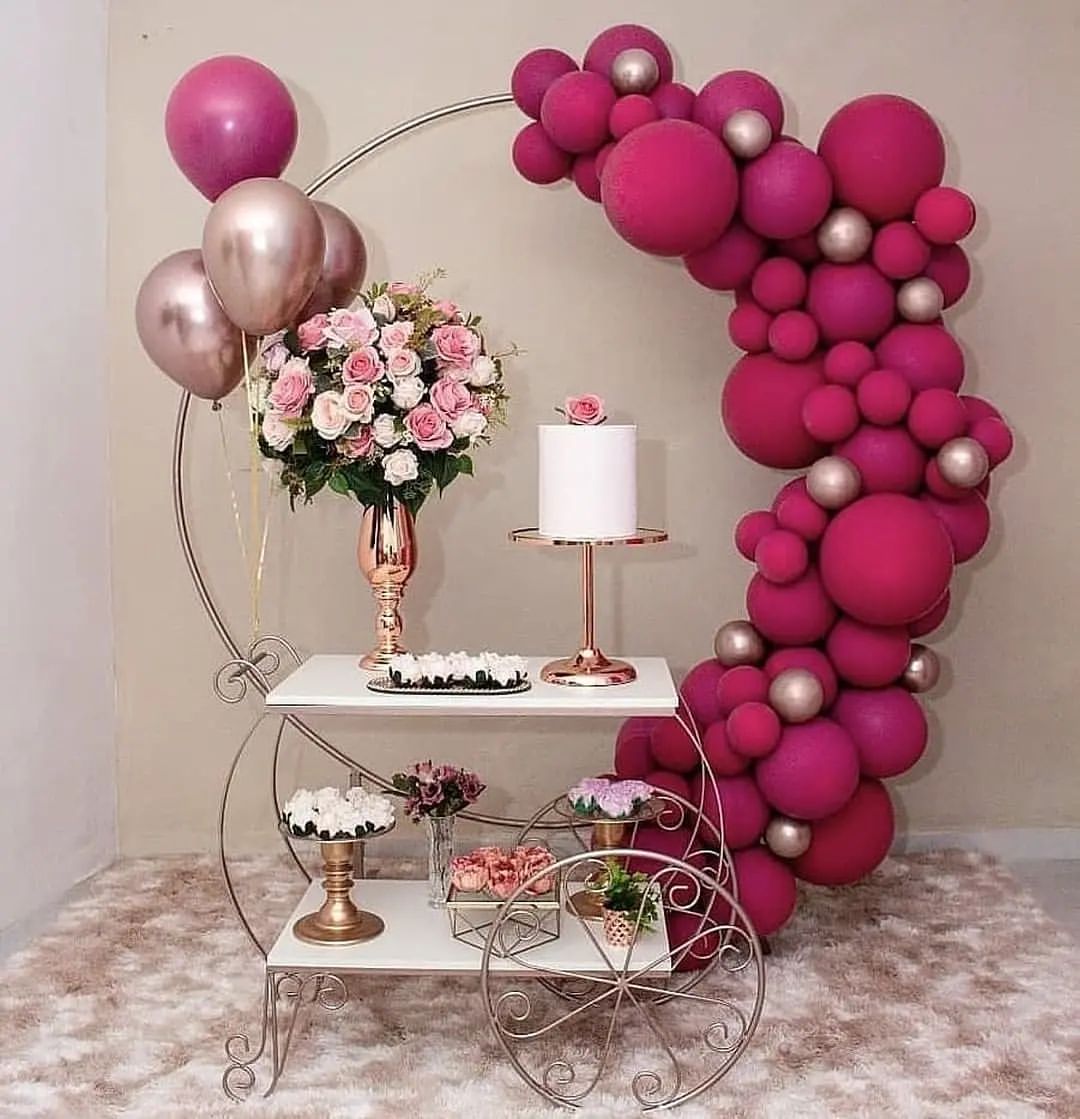 decoração de festa simples feminina