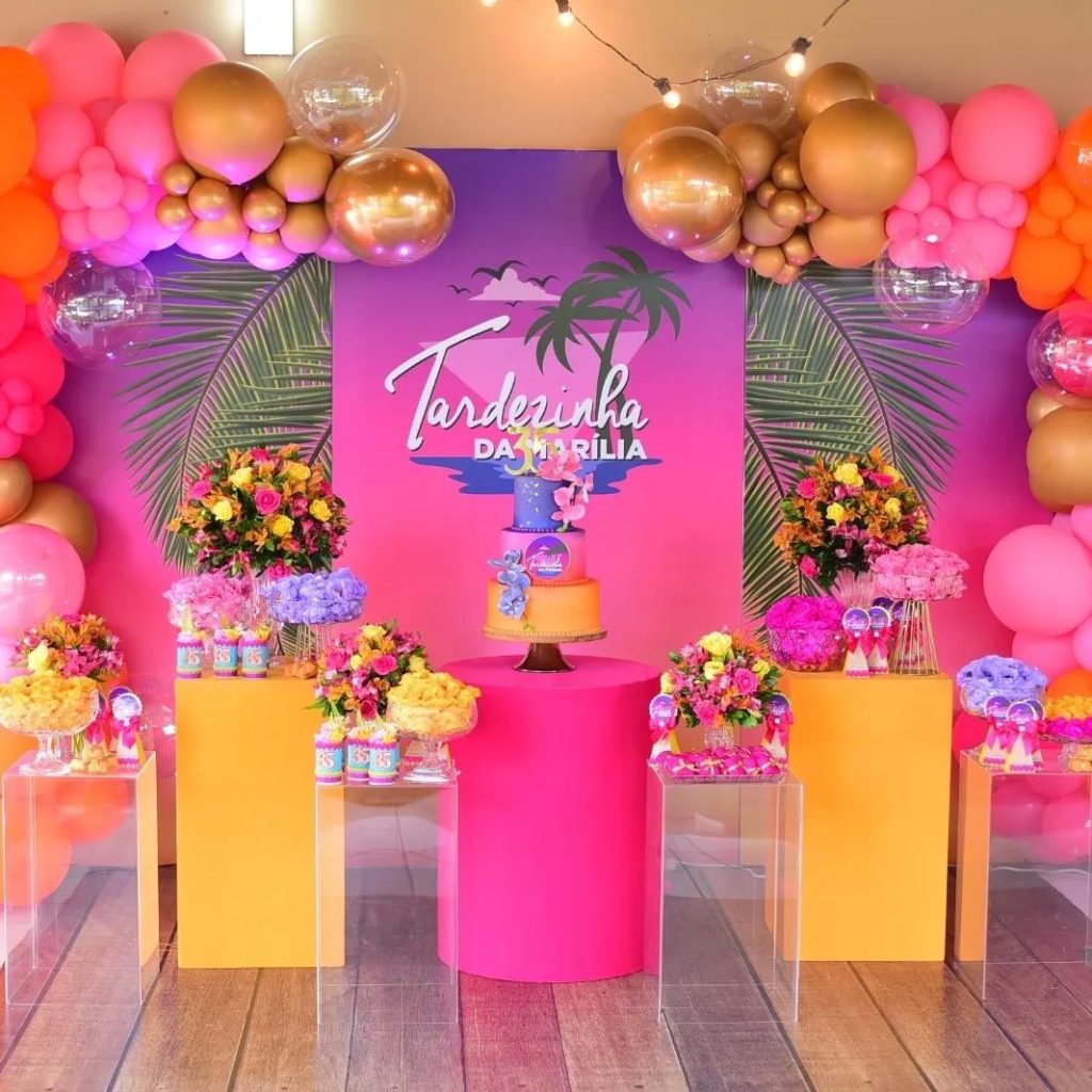 decoração de festa tardezinha