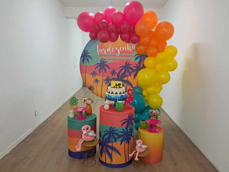 decoração de festa tardezinha