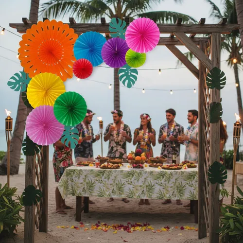 Como Montar uma Mesa de Doces Tropical Perfeita