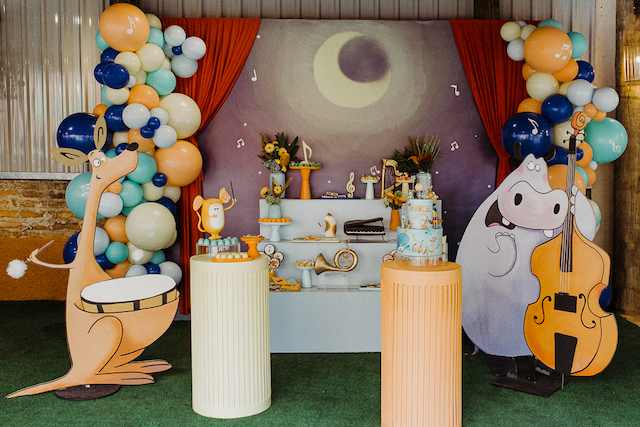 decoração de festa unissex infantil