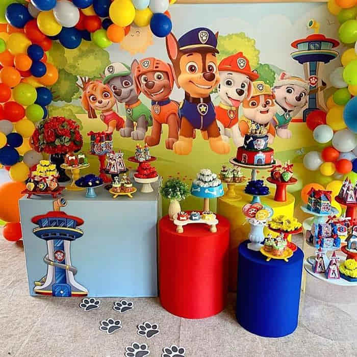 decoração de festa unissex infantil
