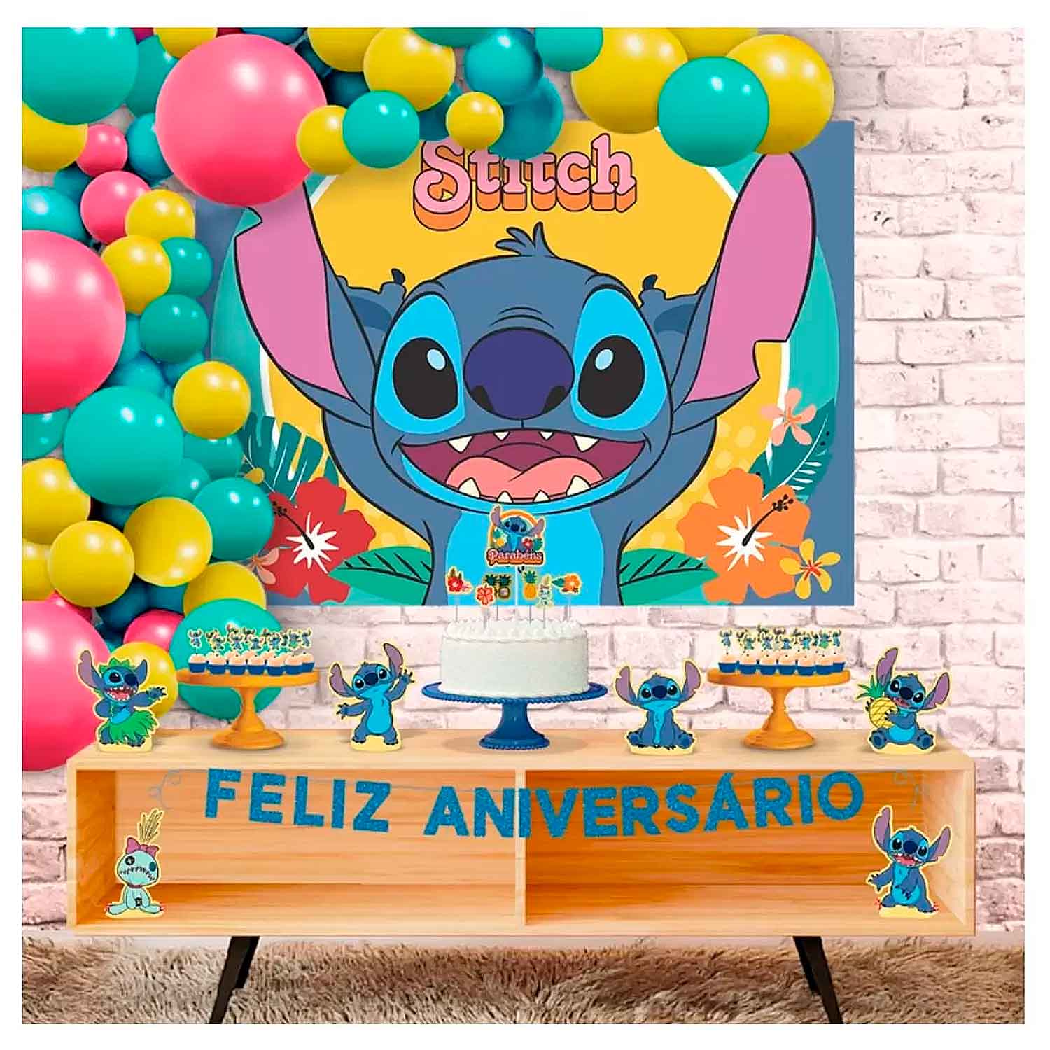decoração de festa unissex infantil