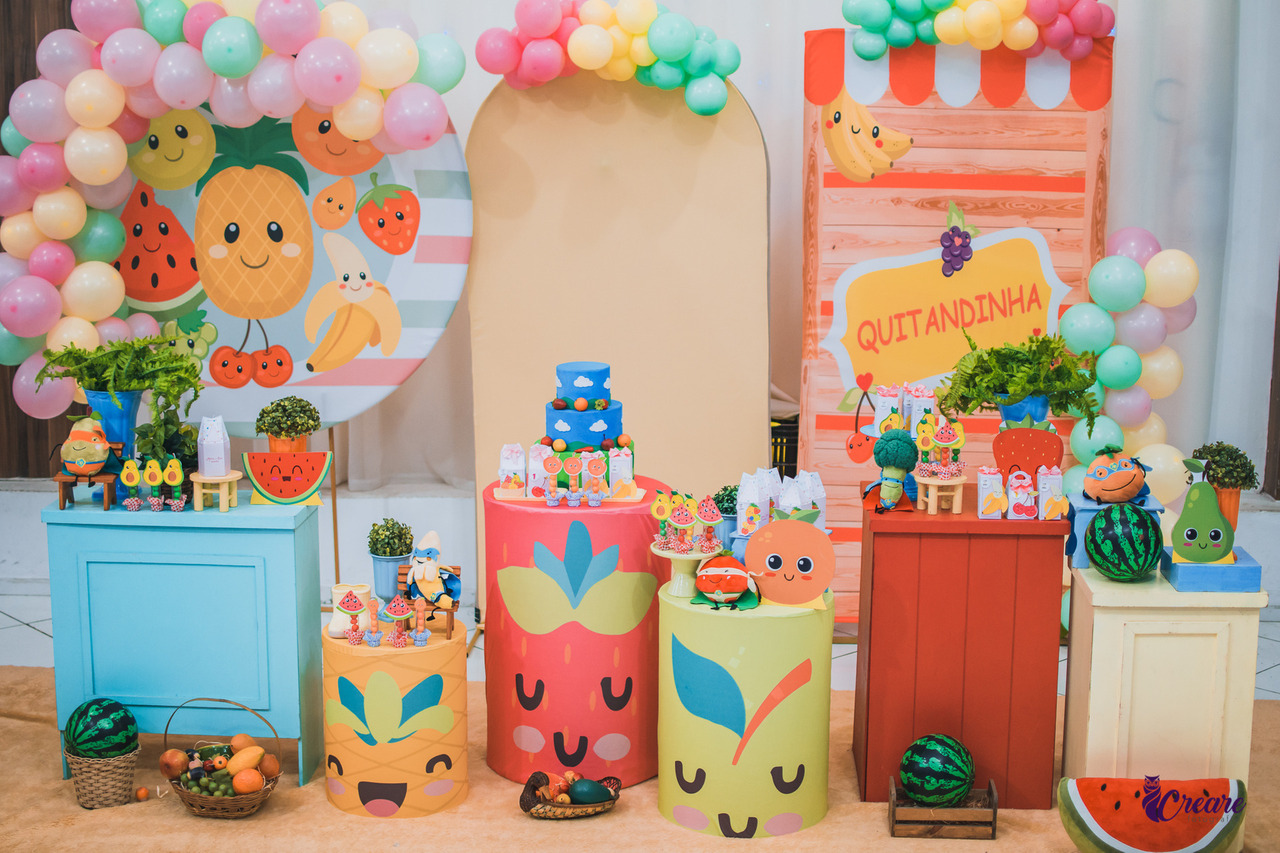 decoração de festa unissex infantil