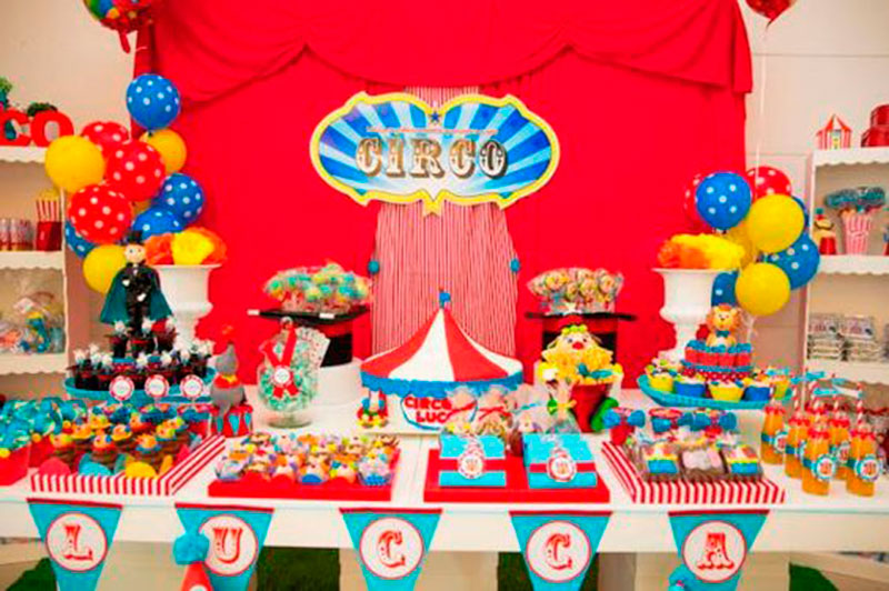 decoração de festa unissex infantil