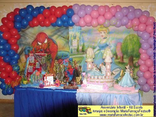 decoração de festa unissex infantil