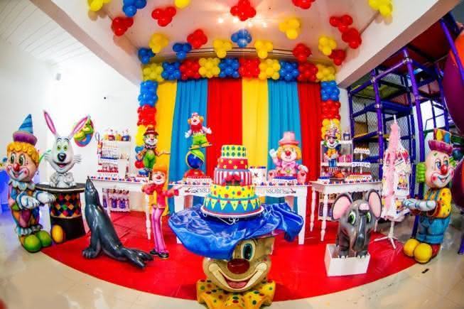decoração de festa unissex infantil