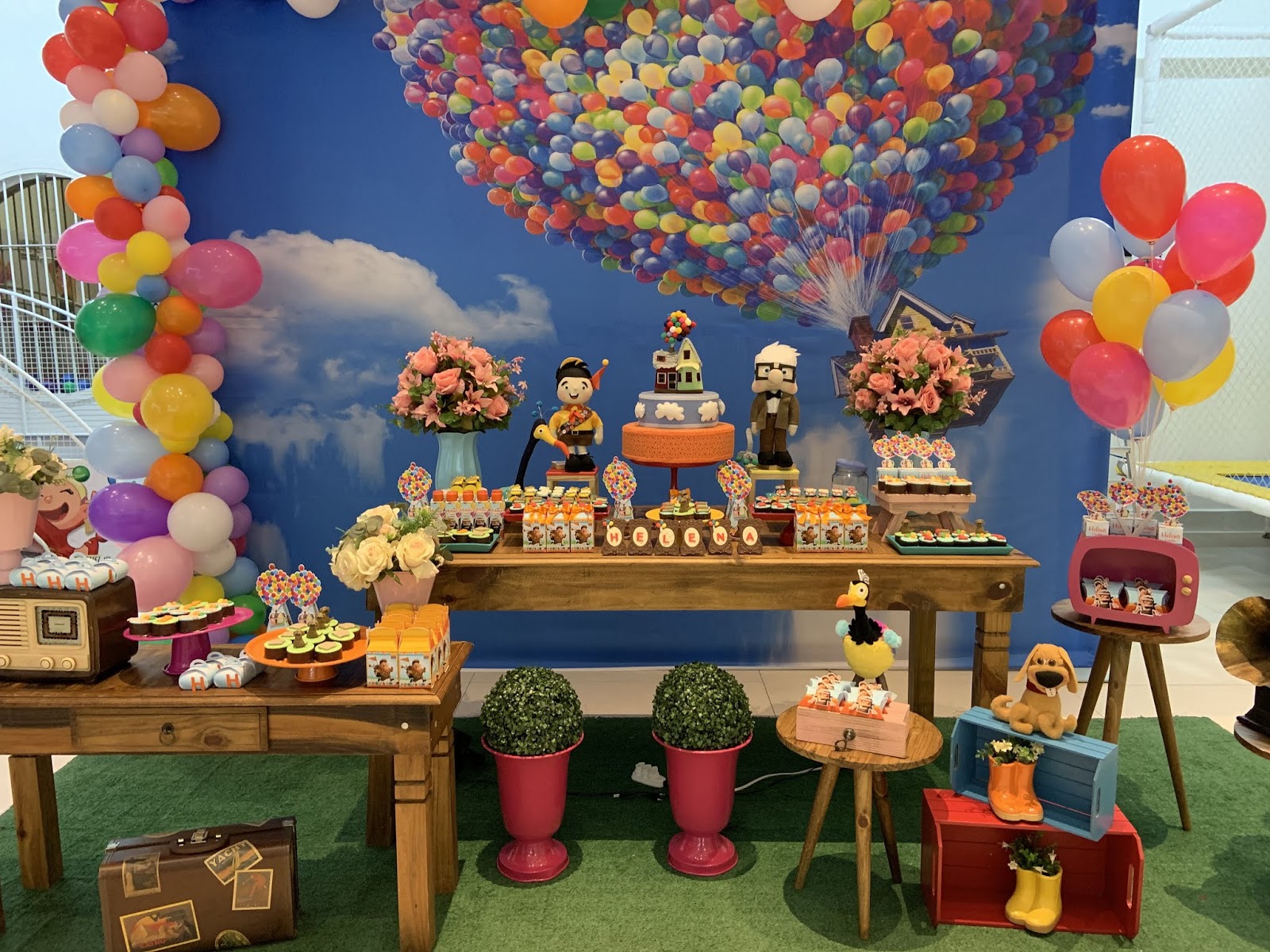 decoração up altas aventuras clean