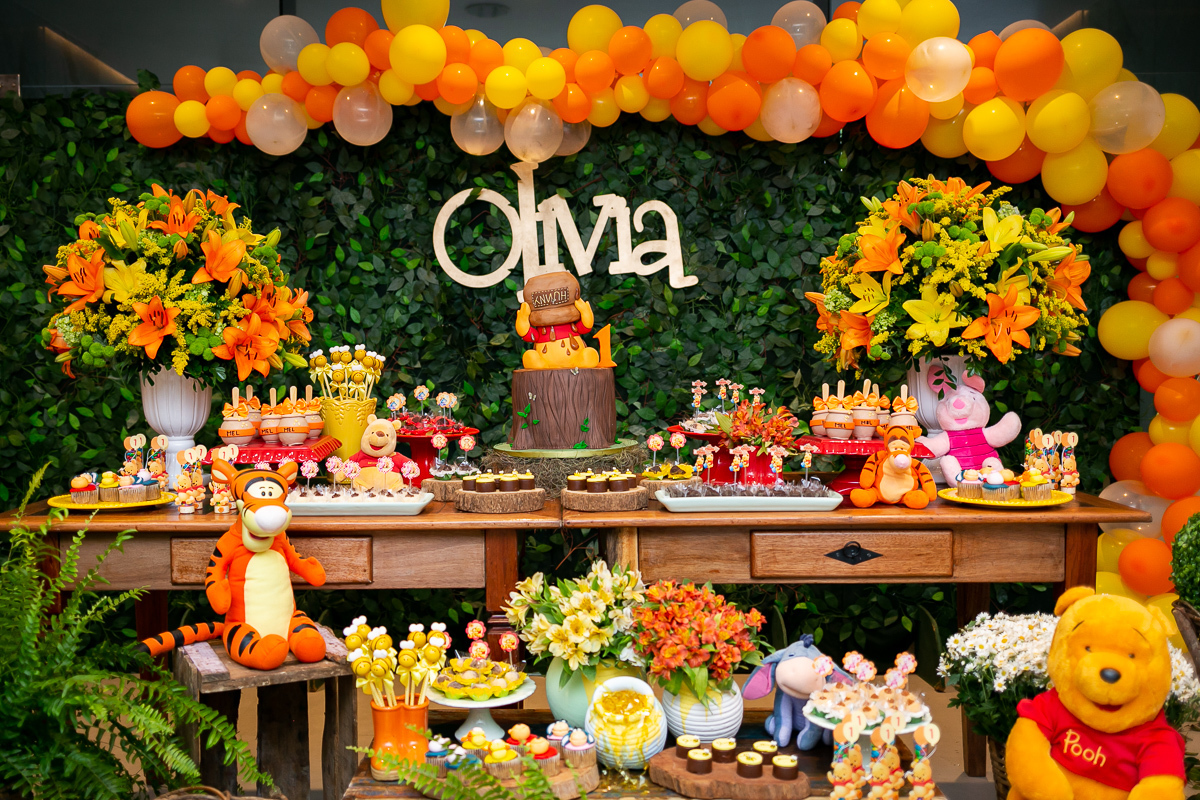 quanto custa decoração completa festa ursinho pooh
