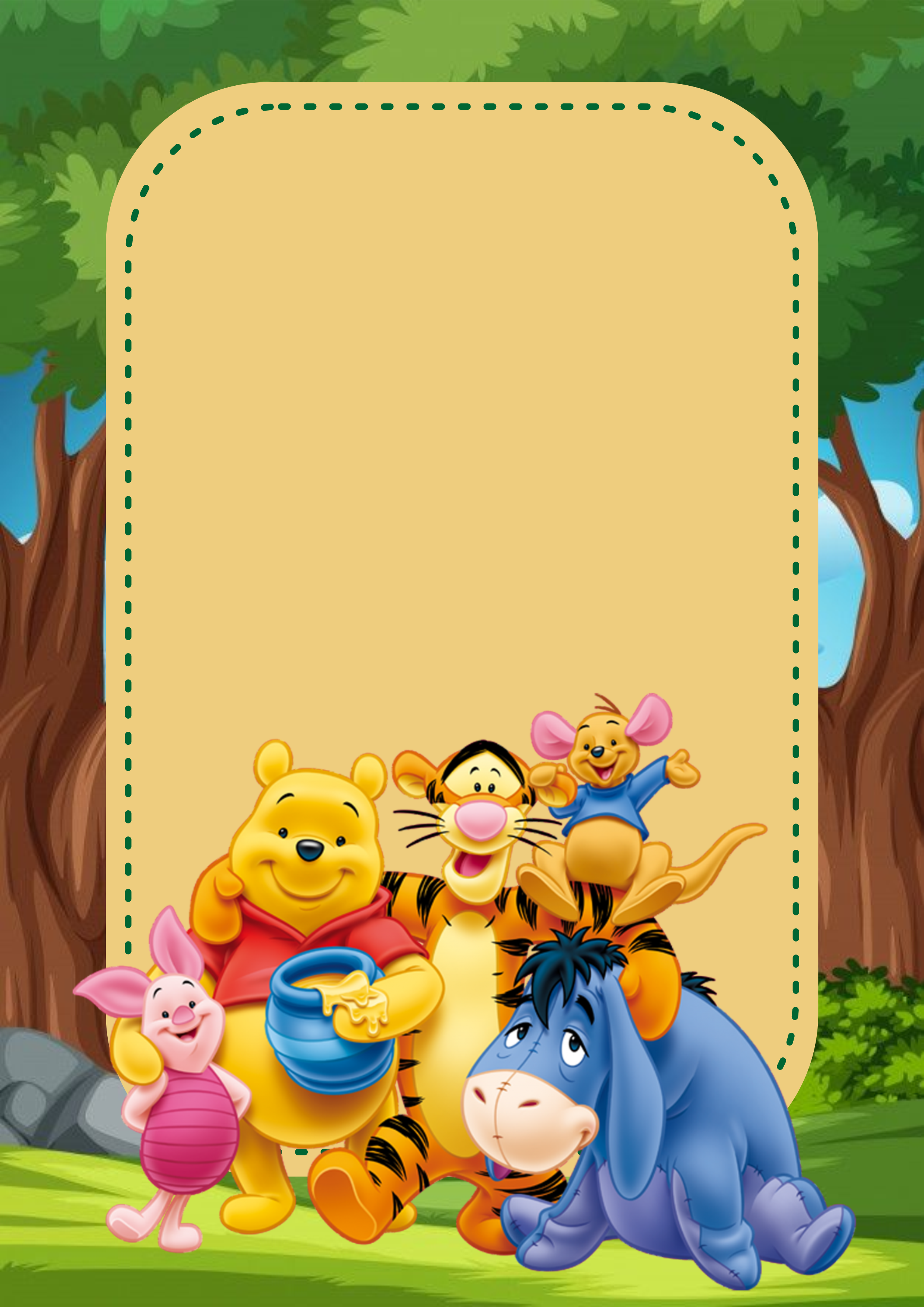 ideias criativas decoração festa ursinho pooh