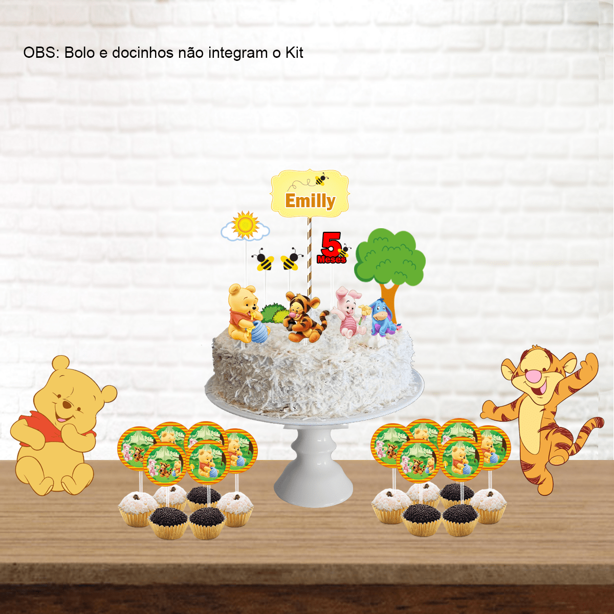 decoração de festa ursinho pooh