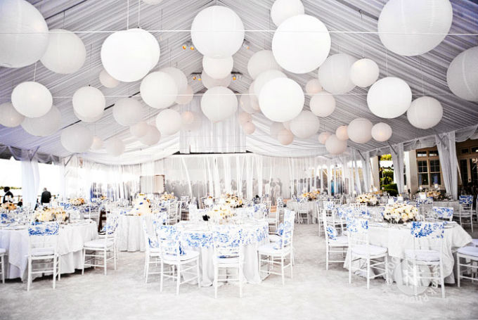 decoração de festa white