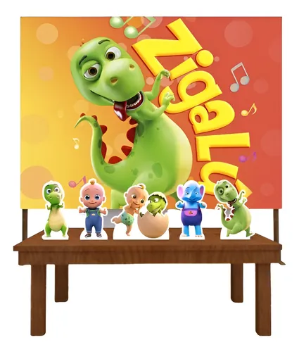 Paleta de Cores e Elementos Essenciais para uma Festa Tropical Zig & Sharko