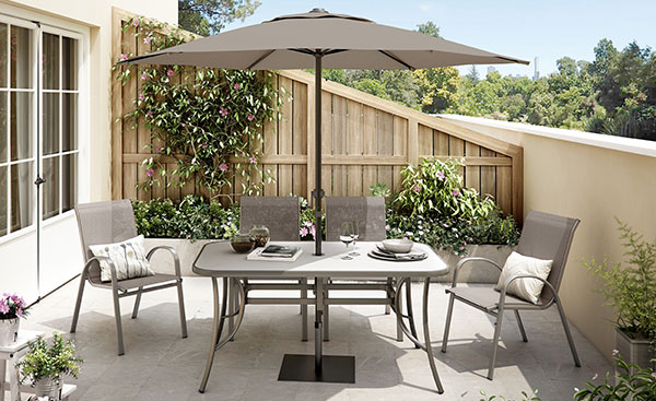 decoracao de guarda-sois (para areas externas)