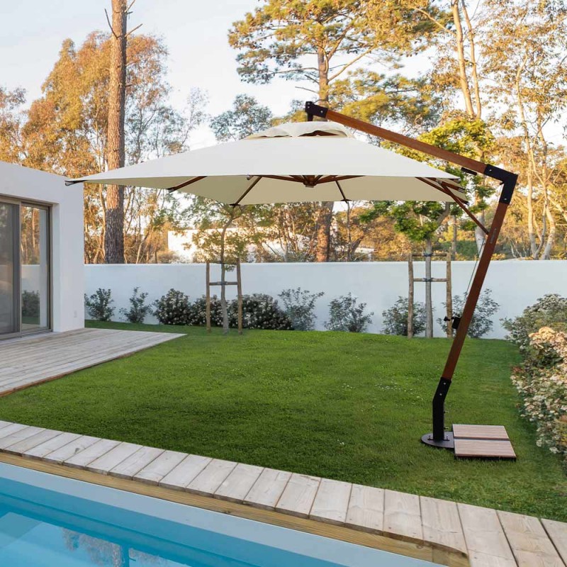 DIY: Crie Bases Decorativas para seu Guarda-Sol com Vasos e Pedras Naturais