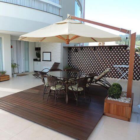 DIY: Crie Bases Decorativas para seu Guarda-Sol com Vasos e Pedras Naturais