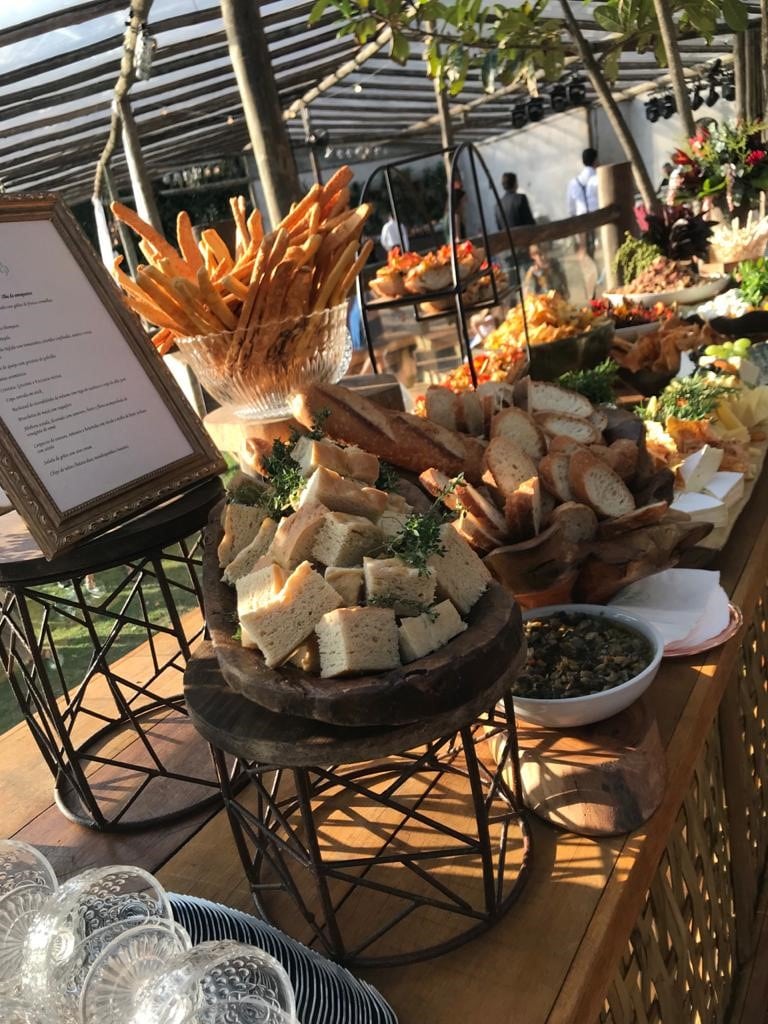 ilha gastronômica rústica