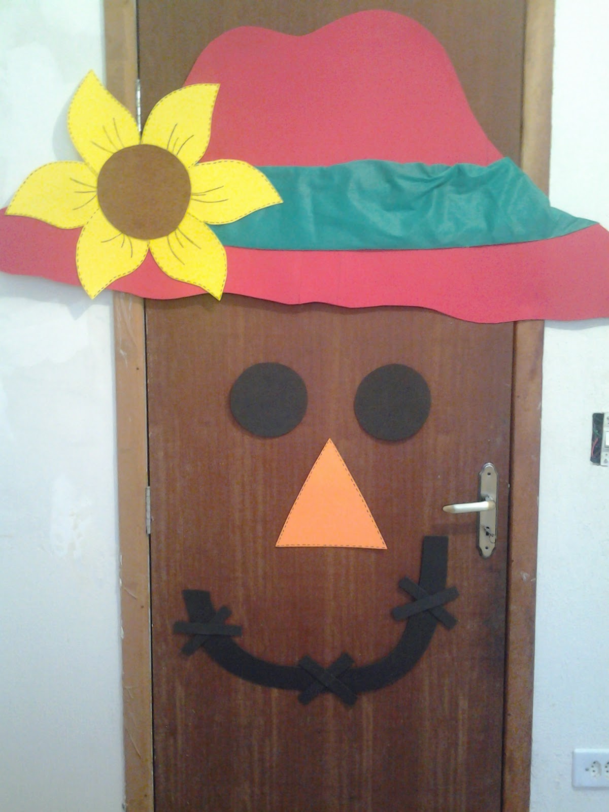 decoração porta arraiá