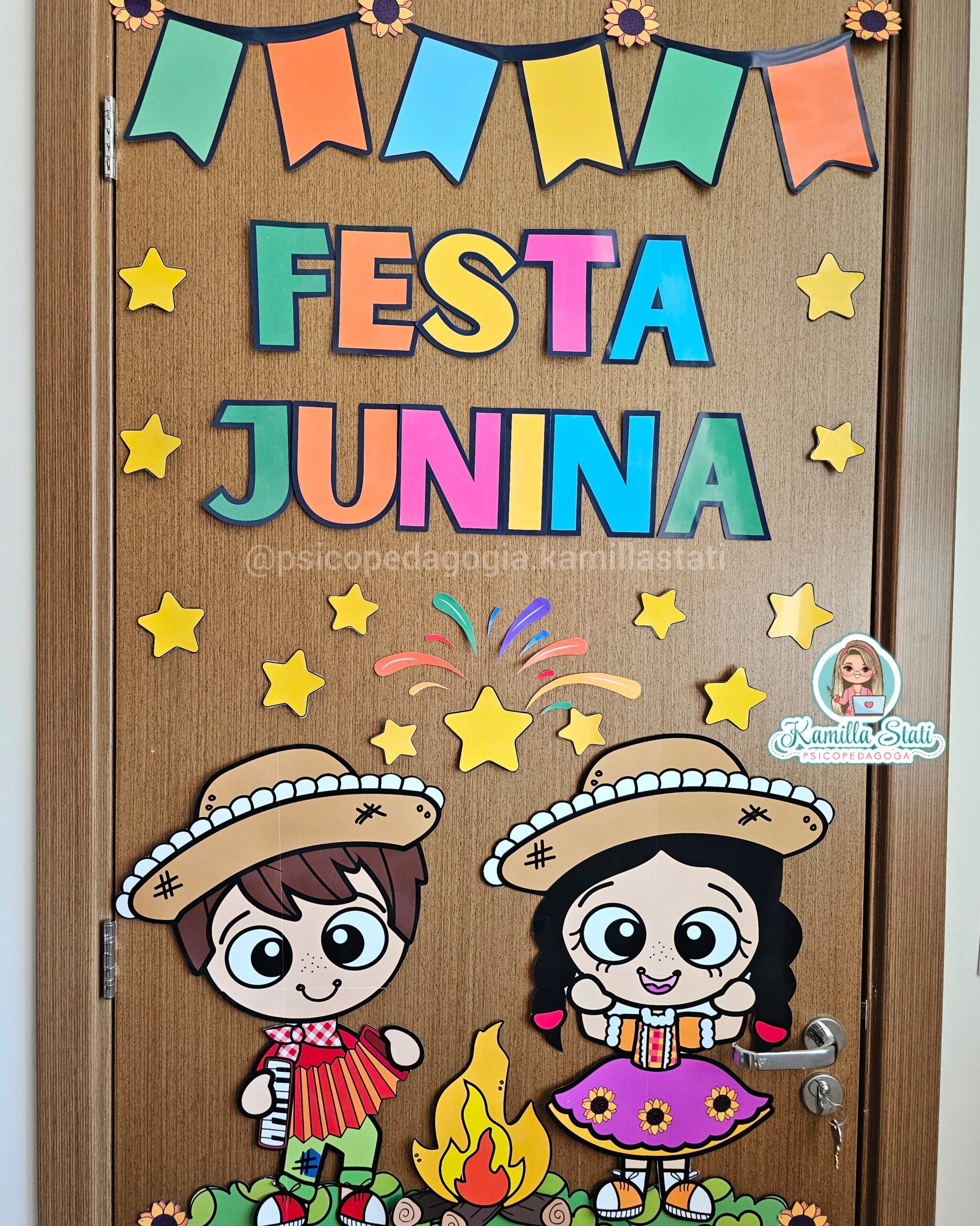 enfeite porta festa junina