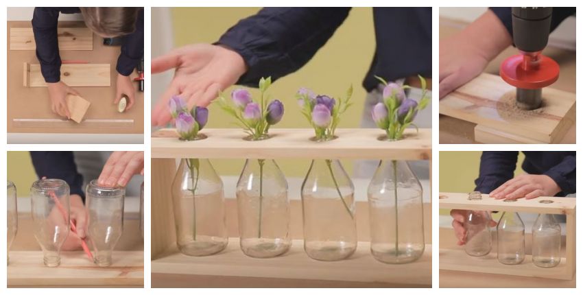 vasos diy