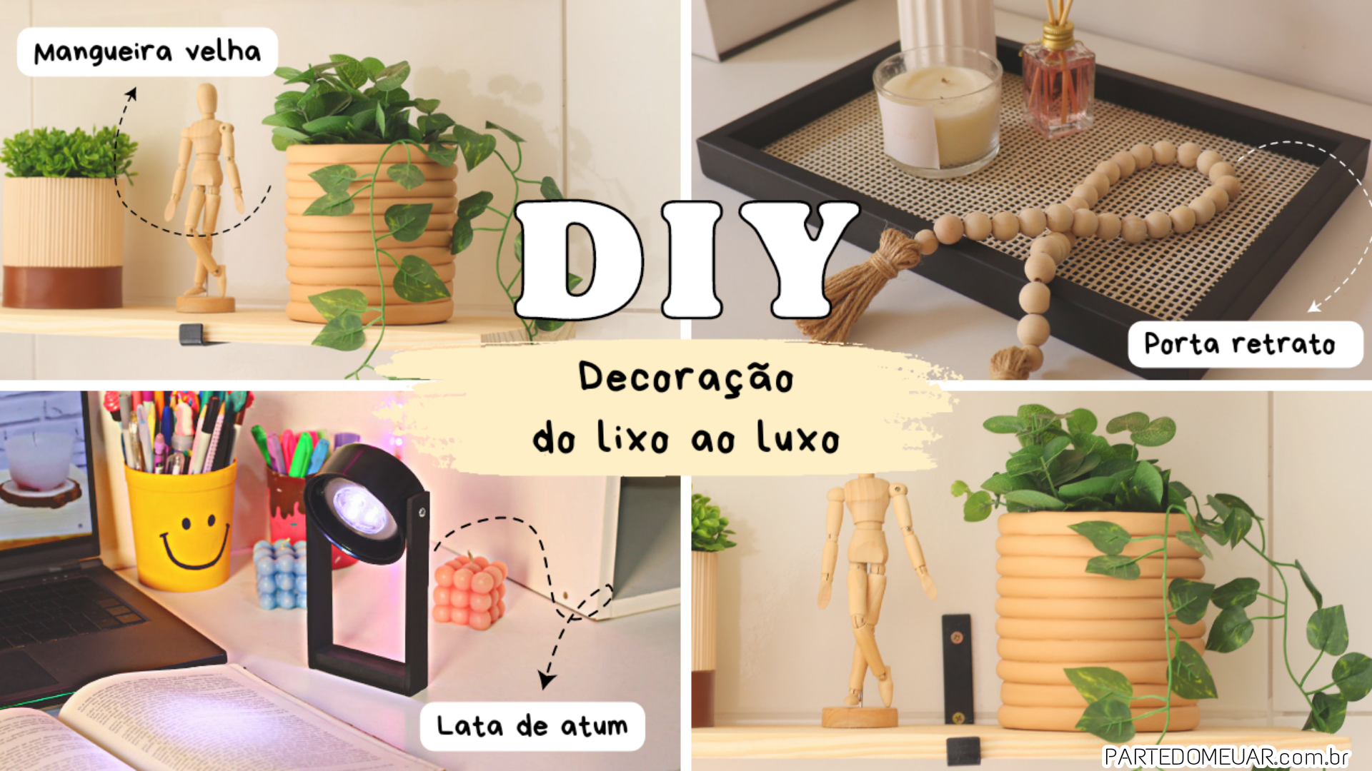 decoração diy rústica
