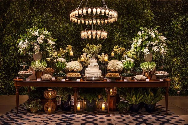 como usar hexágonos na decoração de casamento