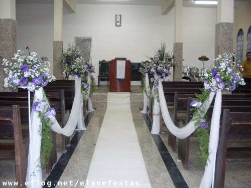 decoração igreja simples e barata
