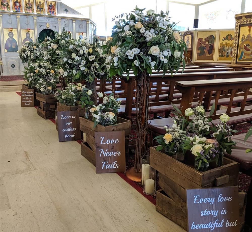 ideias de decoração de igreja simples e bonita