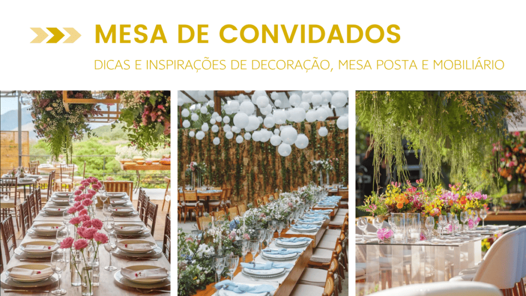 decoração mesas de casamento