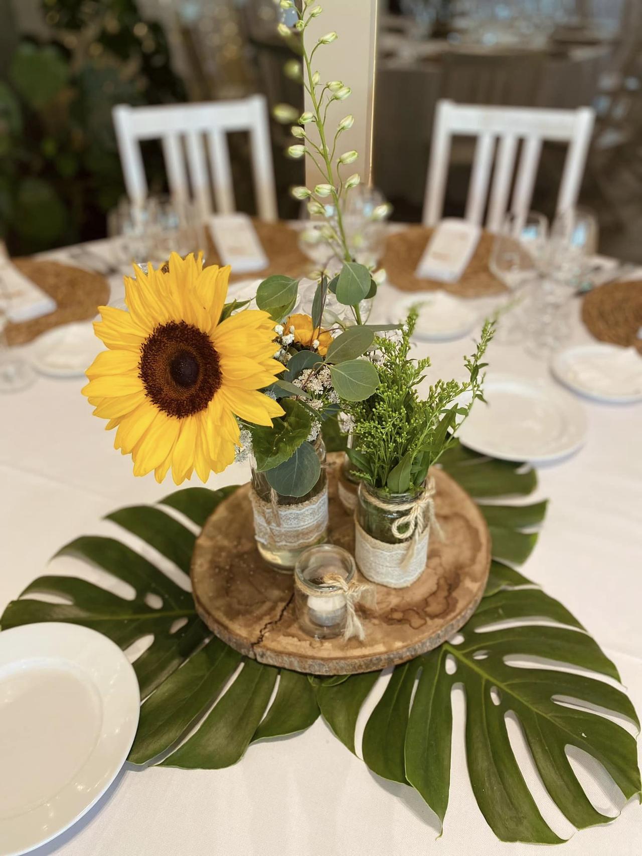 ideias criativas centros de mesa casamento