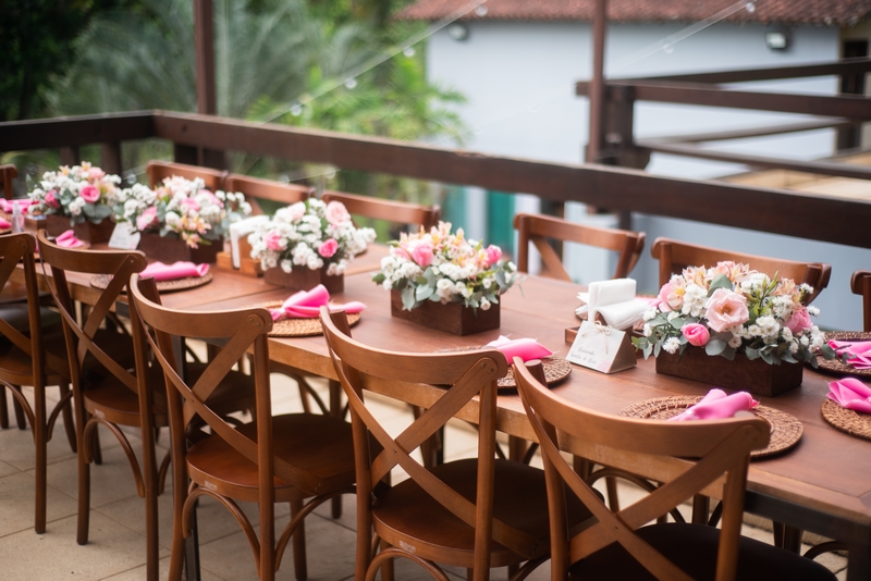 mesa de casamento rustica vs moderna