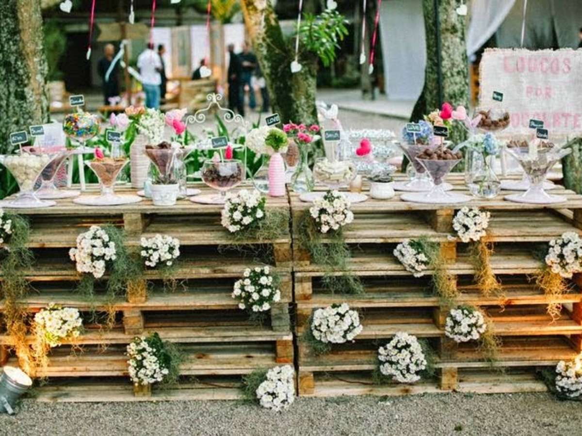decoração casamento rústico civil