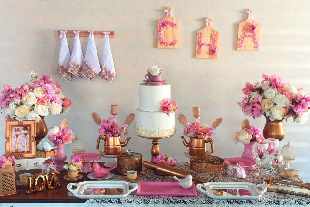 decoração para cha de cozinha