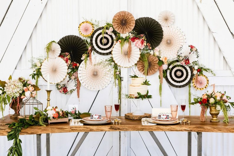 decoração para noivado