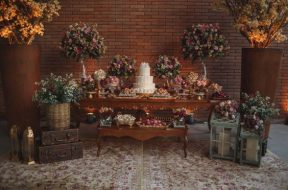 decoração rustico casamento