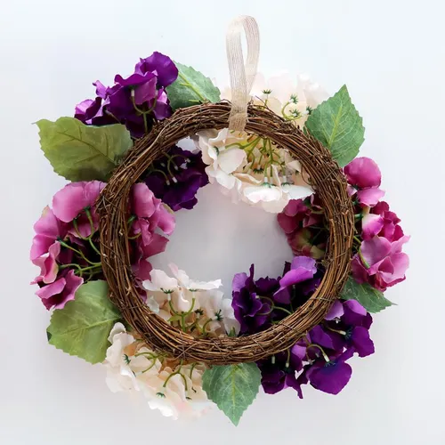 flores artificiais suspensas para decoração