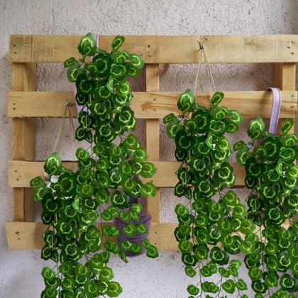 decoração aérea com flores