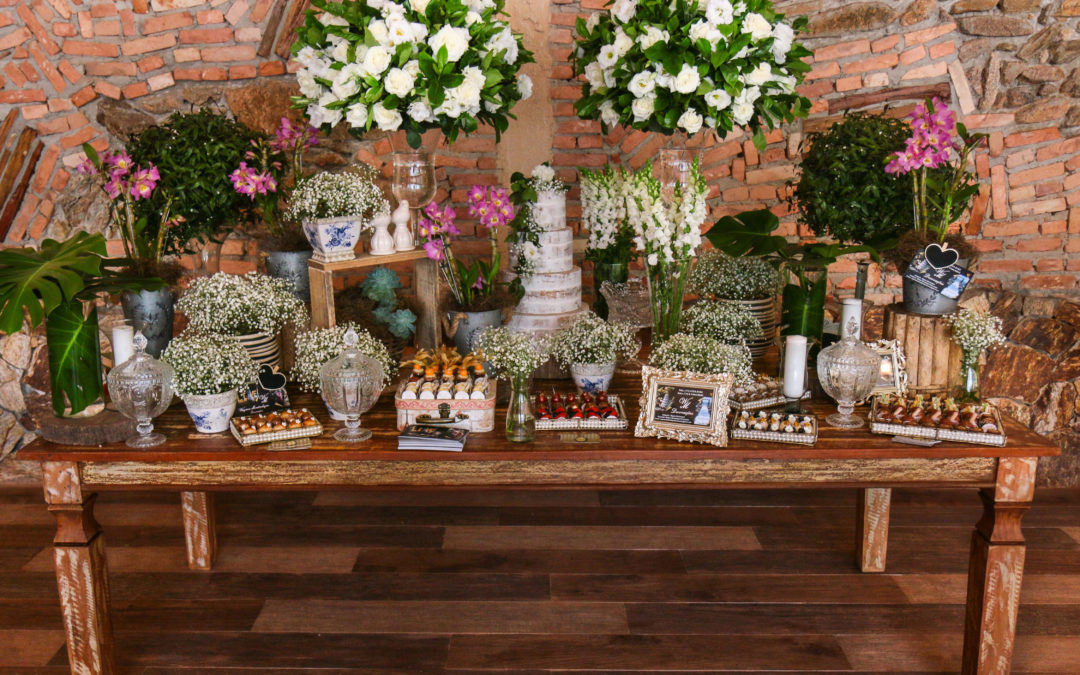 decorações rústicas para casamento