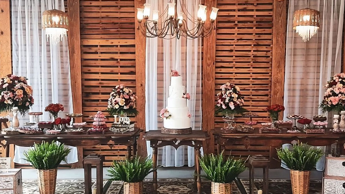 decorações rústicas para casamento